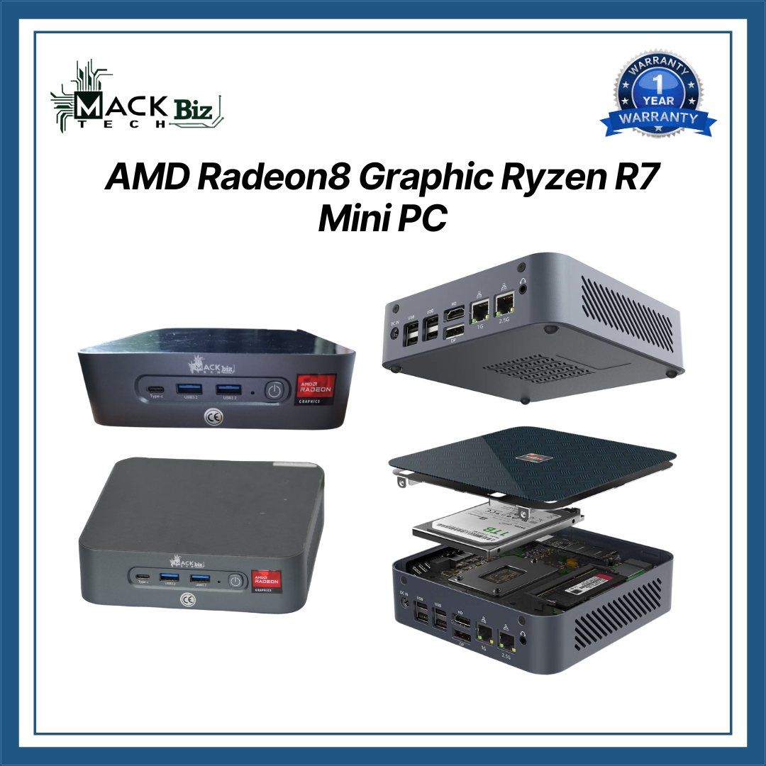 AMD Radeon8 Graphic Ryzen R7 5800U 5800H 8 Core Mini PC - MackTechBiz
