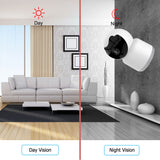Indoor Mini Cloud 1080P Wireless Camera IP PTZ Auto Tracking Night Vision WIFI Home Surveillance CCTV Network Camera - Tuya App - MackTechBiz