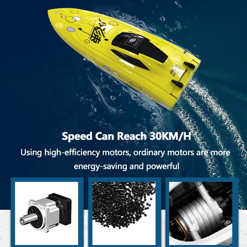 UDI008 Double Boat Cover Design 2.4G 25 Km/H Remote Control Boat Toy mini Speed Water Remote Control RC Boat - MackTechBiz