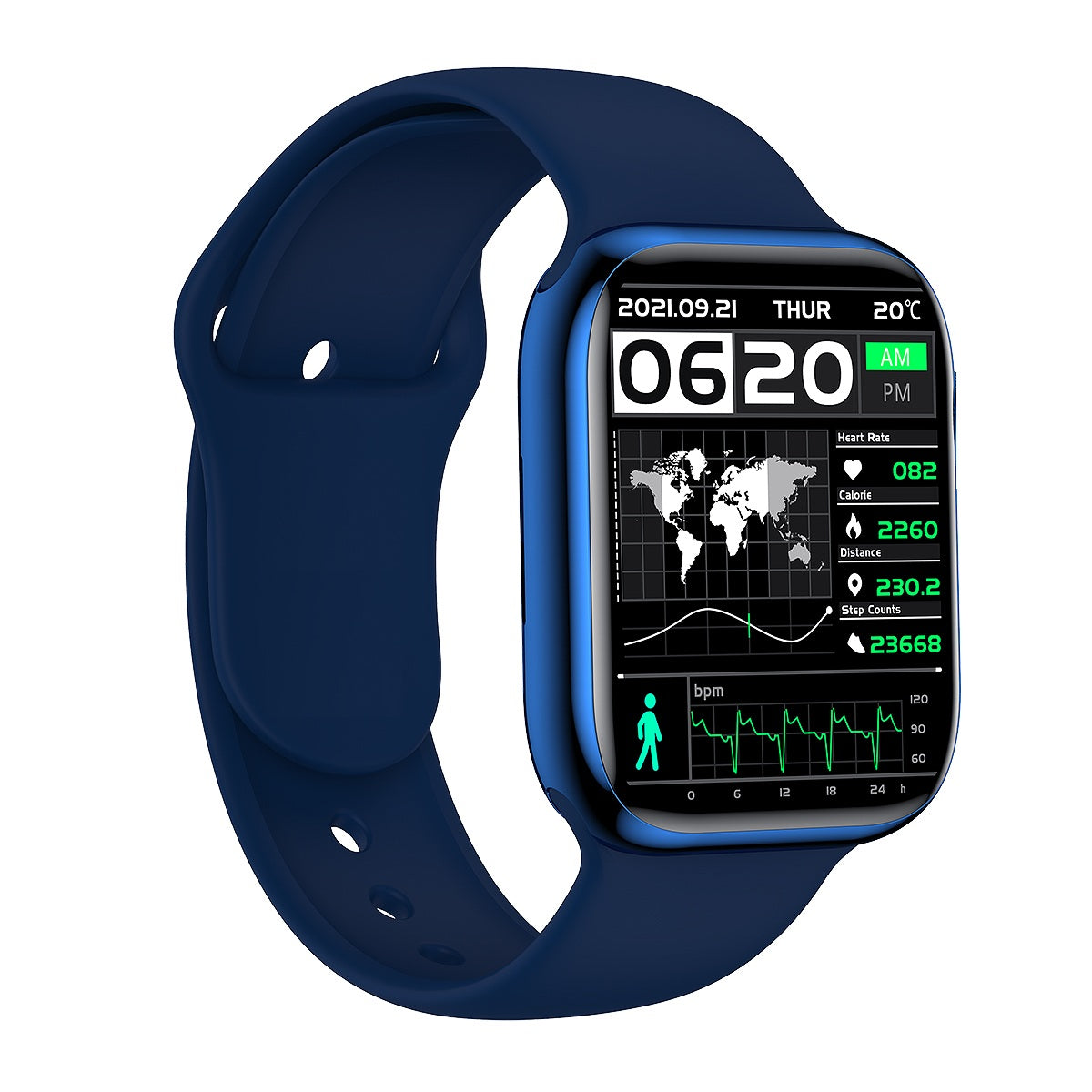 Smart Watch High Resolution Waterproof Sport Pedometer Fitness Smart Watch with Calling Feature - MackTechBiz