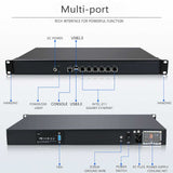 Firewall Router 1U Rack Server 6 LAN Core-i7 7660U 6500U Core-i5 7360U 16GB DDR4 AES-NI Pfsense Network System Industrial PC - MackTechBiz