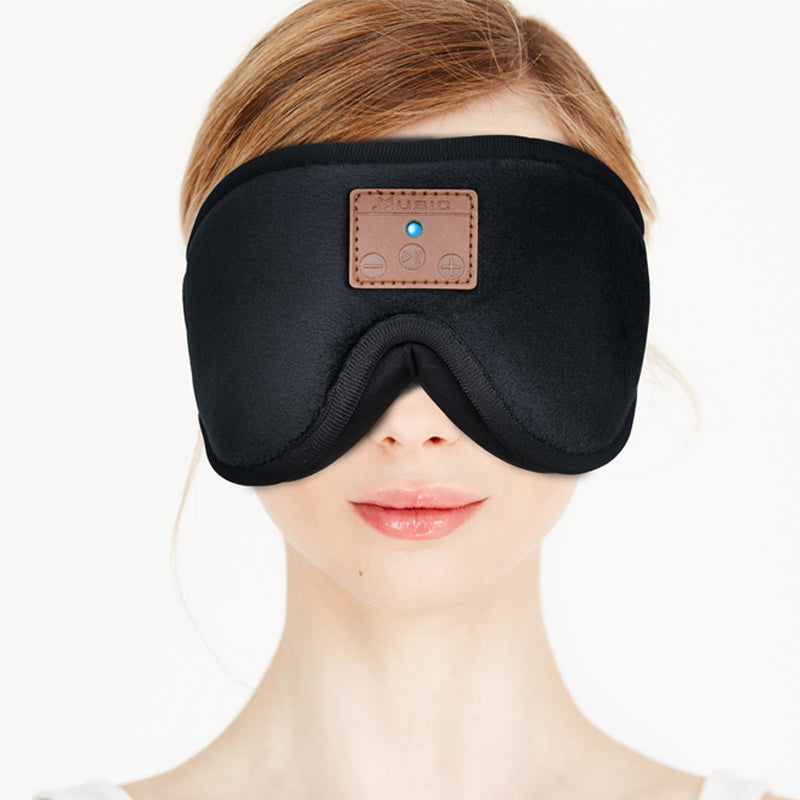 Bluetooth Soft Elastic Sleeping Headphones Eye Mask - MackTechBiz