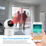 Indoor 1080P CCTV IP Camera Camera Motion Tracking Detector Night Vision Two Way Audio Monitor - ICSEE App - MackTechBiz