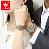 OLEVS 6630  Business Couples Watch Luxury Fully Automatic Mechanical Wrist Watch - MackTechBiz