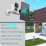 Solar Panel Powered security camera CCTV 1080P  IP camera - MackTechBiz