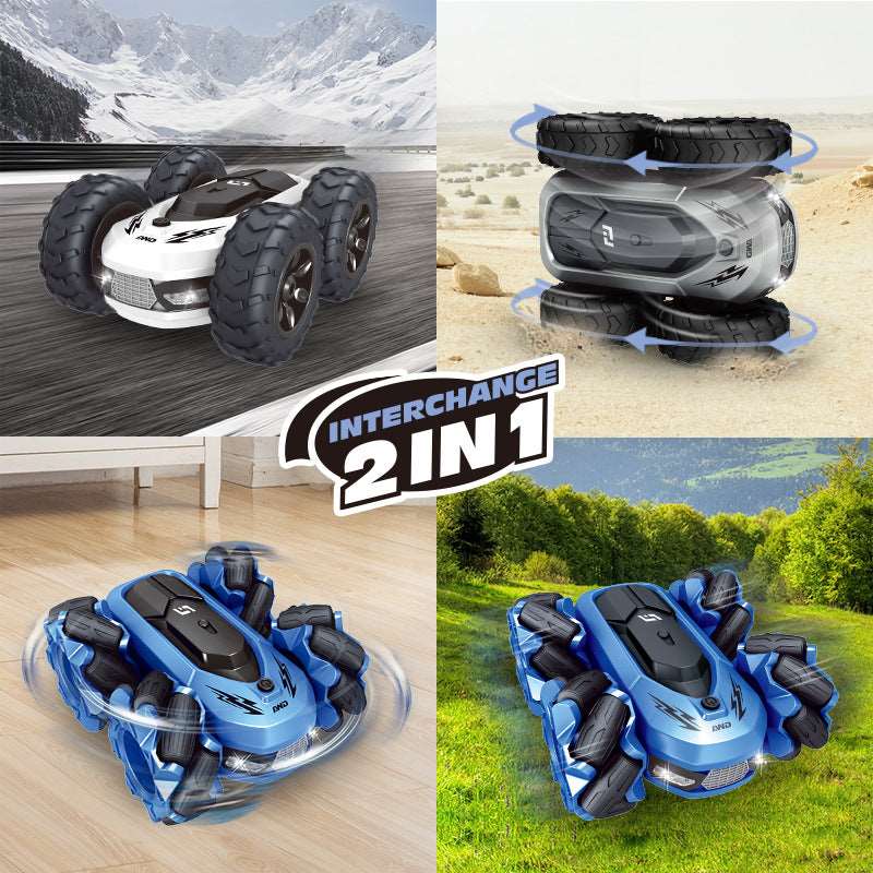 Lateral roll remote control car two in one stunt double-sided high speed car rotation drift racing fo kids Radio Control Toys - MackTechBiz
