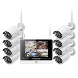3MP 5MP 12 LCD Network Video Recorder Surveillance Smart Wireless NVR Kit H.265 Wifi Camera Kit 8 Channel CCTV Camera Set System- EseeCloud IPPro - MackTechBiz