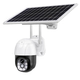 Solar Battery PTZ Camera HD 1080P Outdoor Waterproof 2MP Color Vision CCTV Security Surveillance IP Camera V380 Pro - MackTechBiz