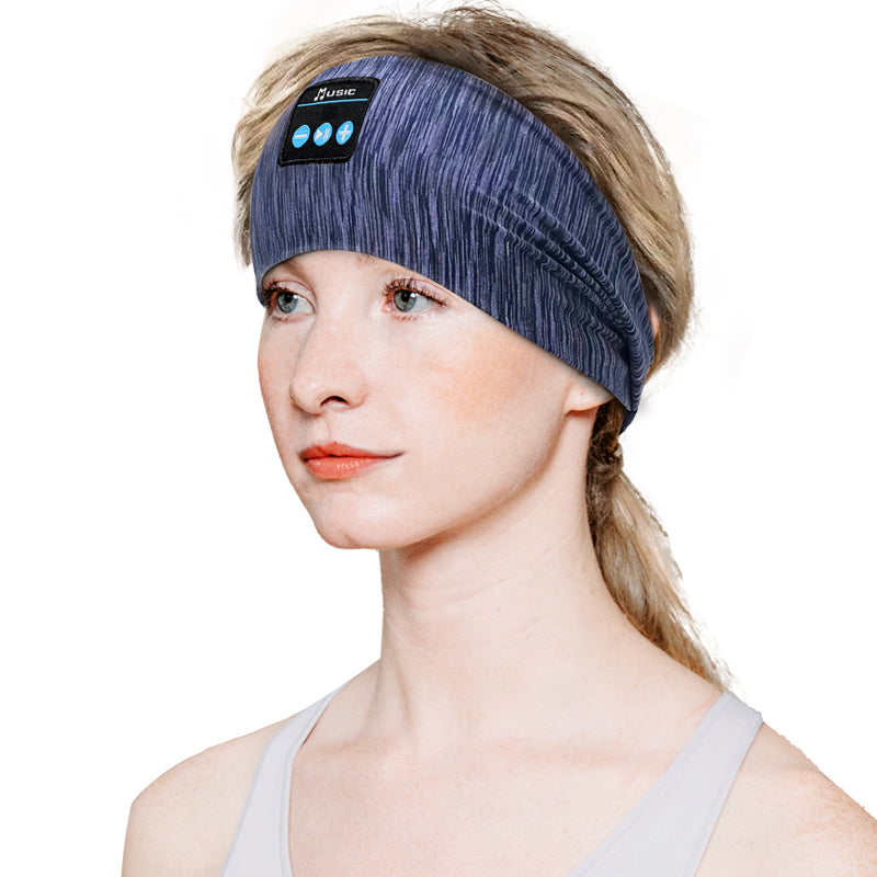 Bluetooth Headband, Yoga Headset Music Sports Headphones - MackTechBiz