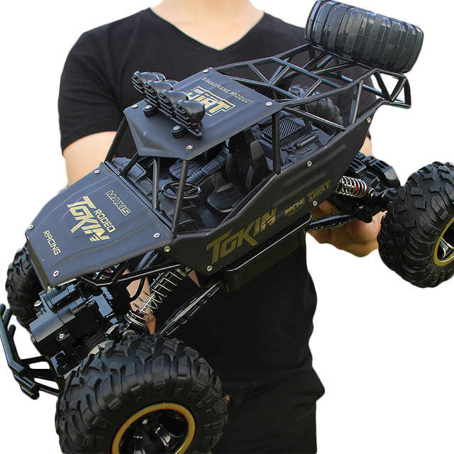Oversized alloy four-wheel radio toy car model off-road vehicle children remote control car Cars Toys - MackTechBiz