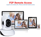 Indoor 720P 3MP 5MP P2P Home Smart Security WIFI  IP CCTV Baby Camera Network - V380Pro - MackTechBiz