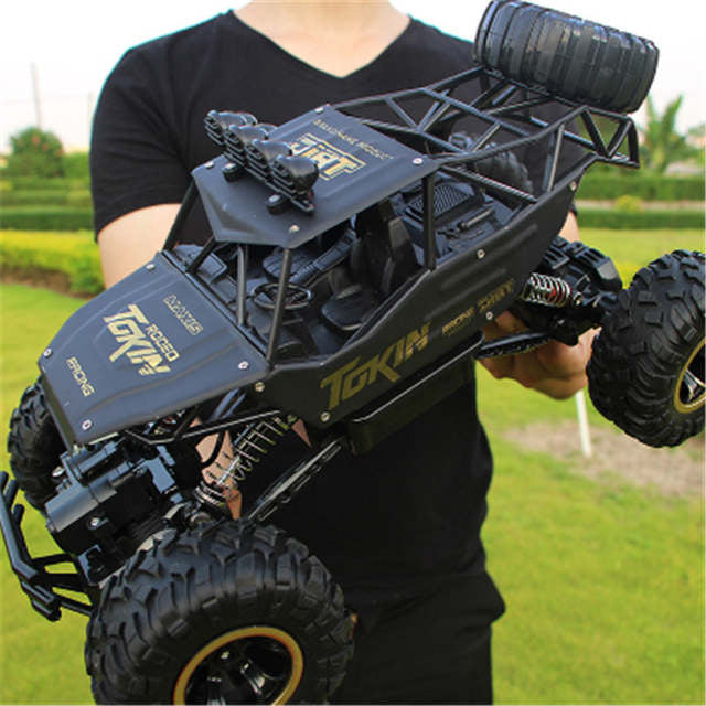 Oversized alloy four-wheel radio toy car model off-road vehicle children remote control car Cars Toys - MackTechBiz