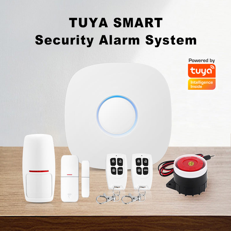 4G Smart Home Wireless Security Alarm System PIR Sensor with 2 Remote Controls - MackTechBiz