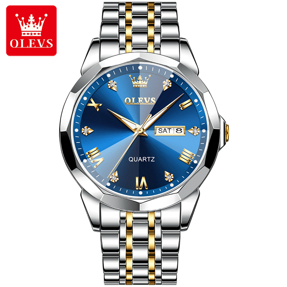 OLEVS 9931 Classic Style Men's Business Wrist Watch  Waterproof Quartz - MackTechBiz